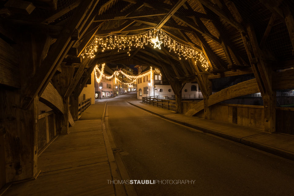 Weihnachtsbeleuchtung in Bremgarten