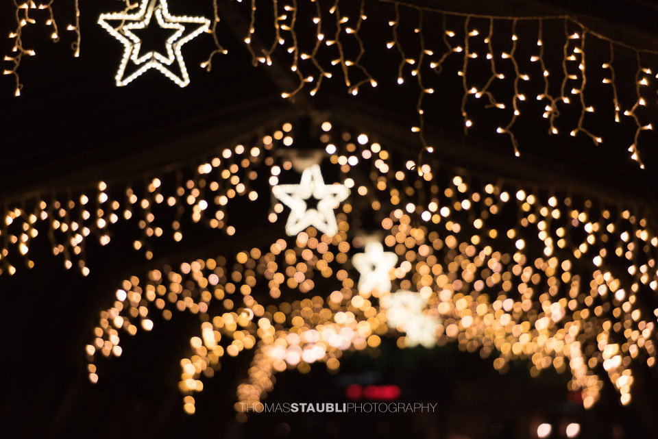 Weihnachtsbeleuchtung in Bremgarten