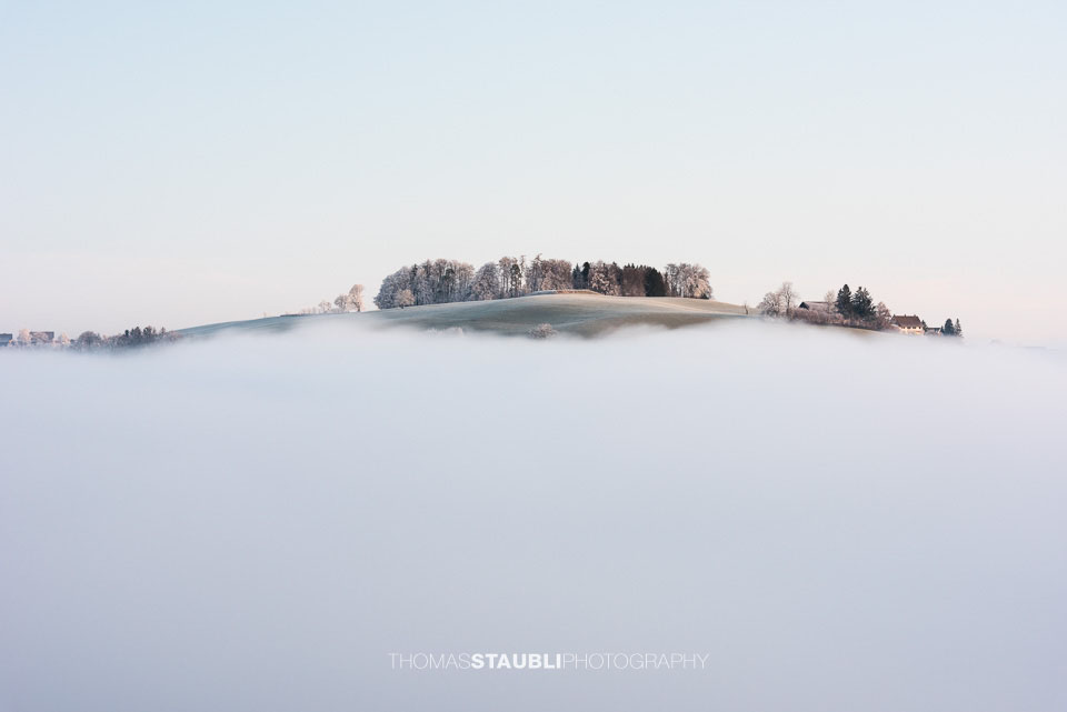 Nebelmeer über dem Hirzel