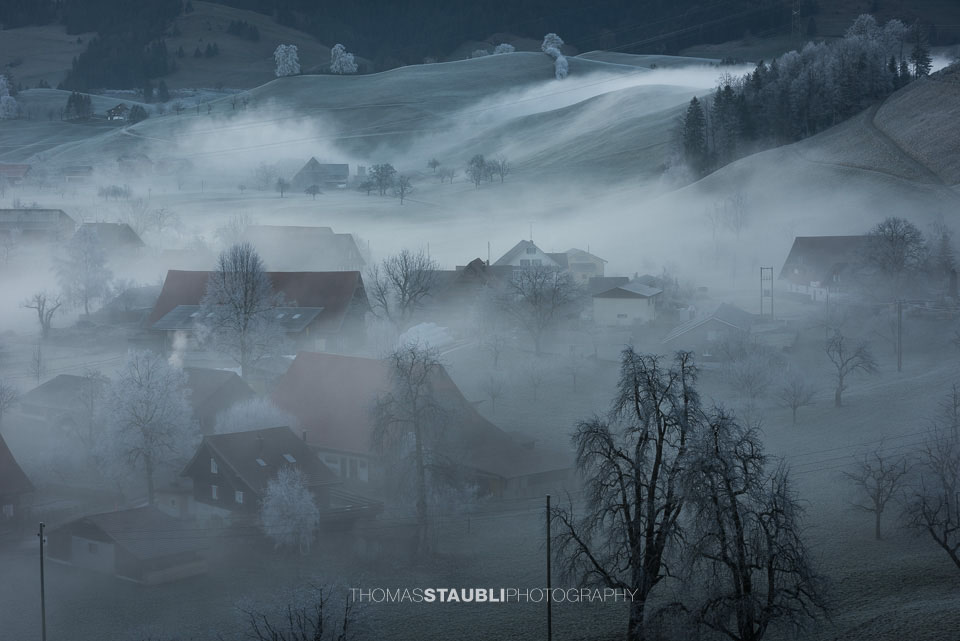 Bodennebel verzaubert die Landschaft