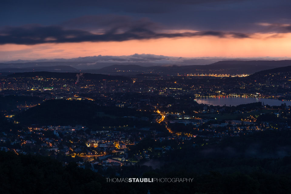 Morgenstimmung über Zürich