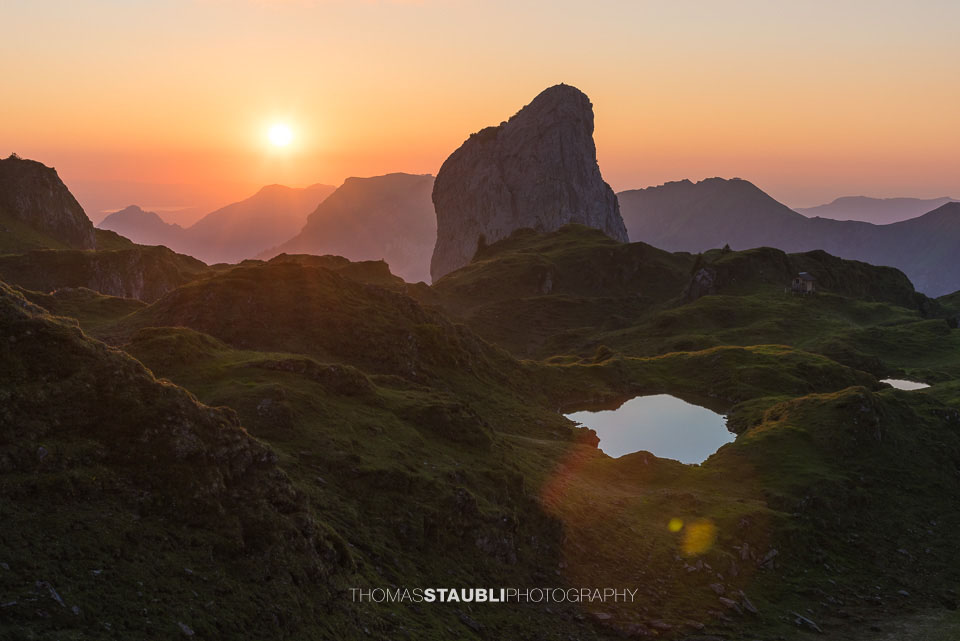 Abendsonne über dem Riemenstaldental