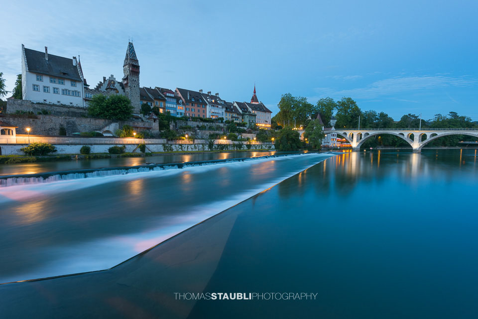 Die Reuss bei Bremgarten