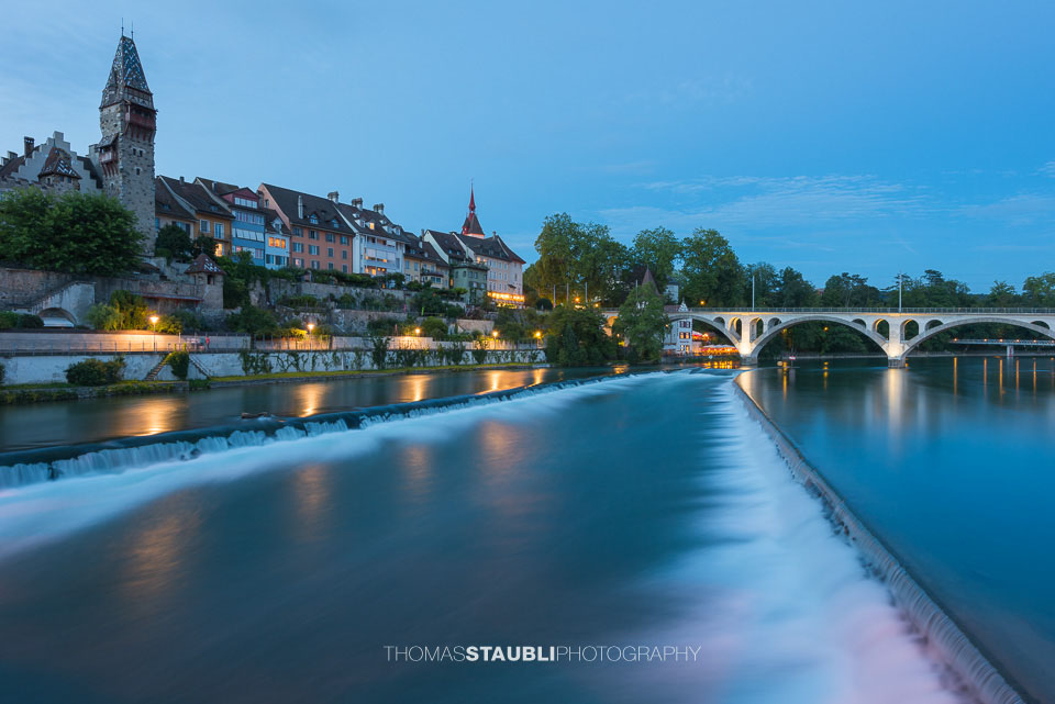 Die Reuss bei Bremgarten