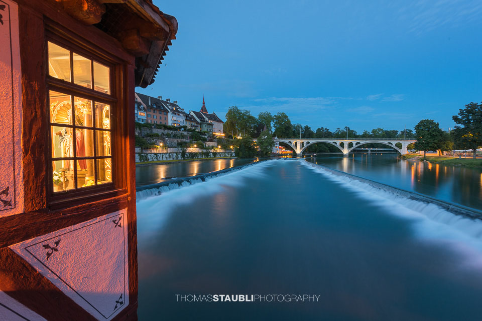 Die Reuss bei Bremgarten