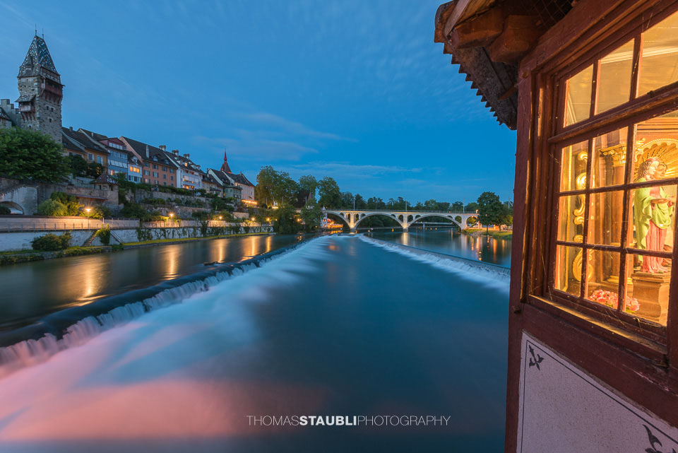 Die Reuss bei Bremgarten