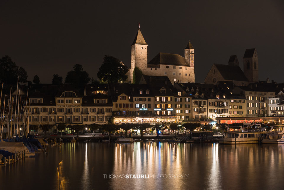 Schloss Rapperswil by night