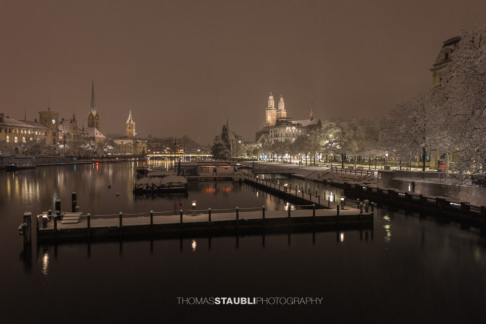Zürich im Winter