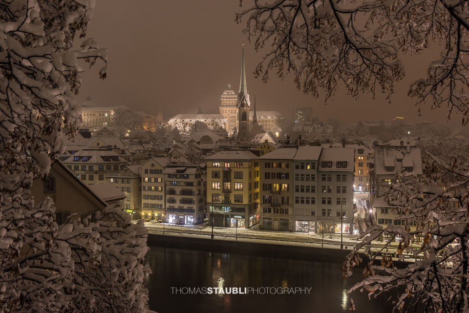 Zürich im Winter