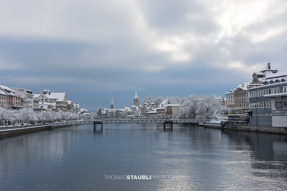 Zürich im Winter