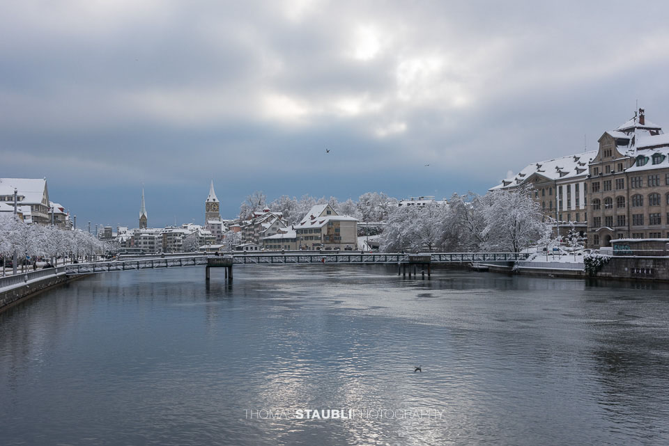 Zürich im Winter