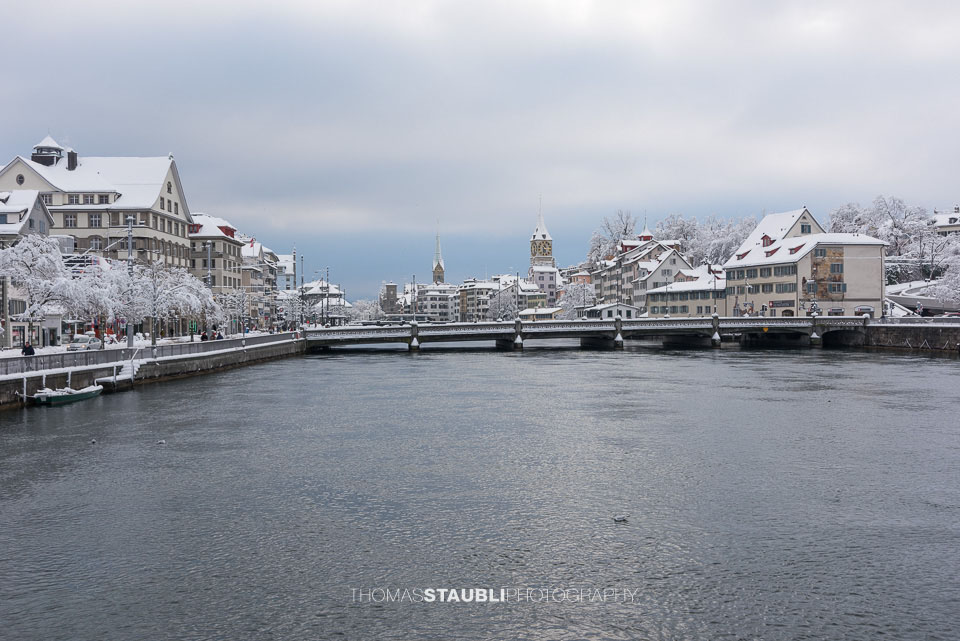 Zürich im Winter