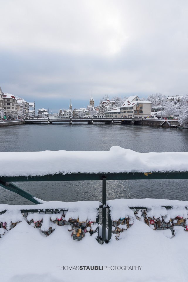 Zürich im Winter
