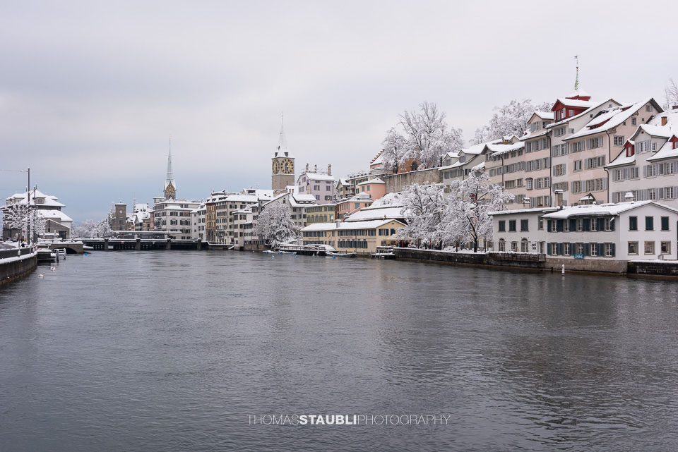 Zürich im Winter