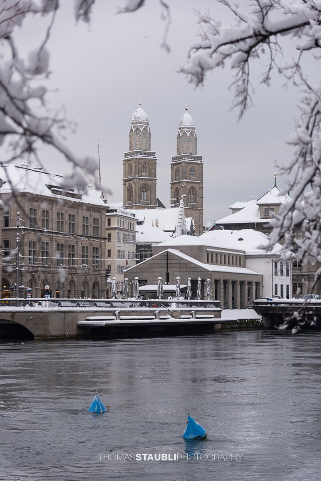 Zürich im Winter
