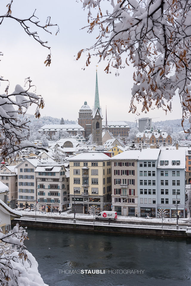 Zürich im Winter