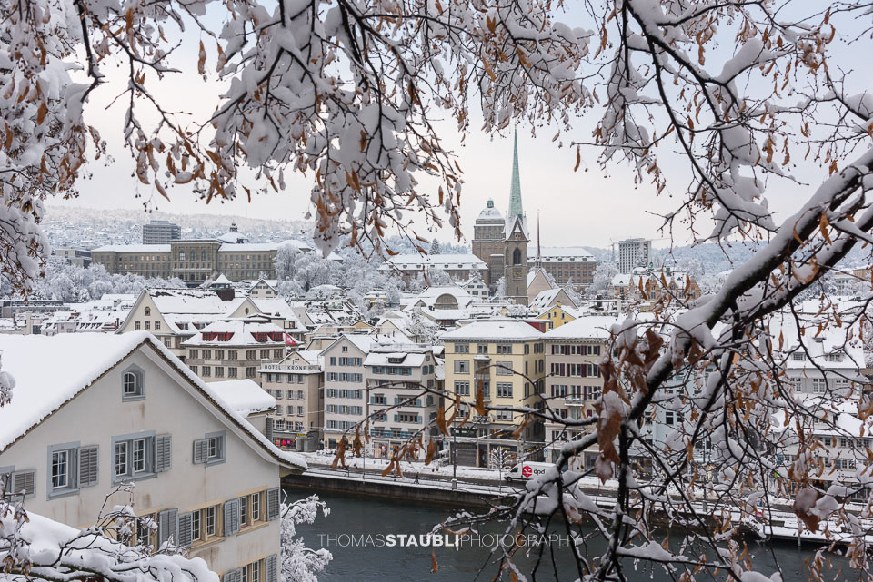 Zürich im Winter