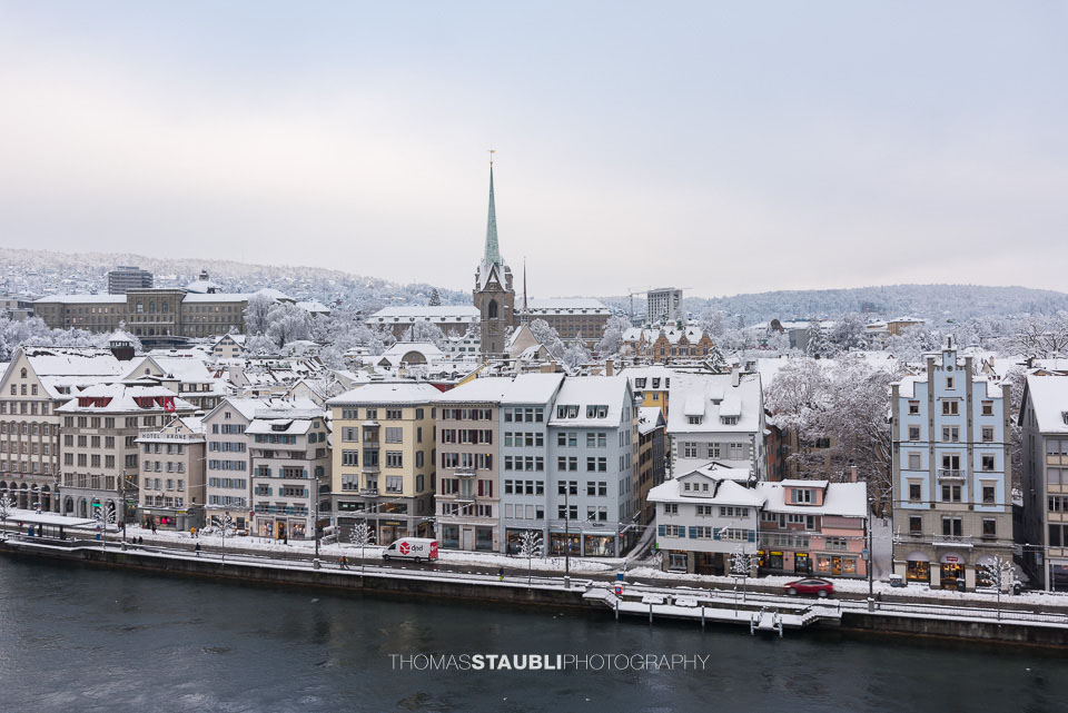 Zürich im Winter