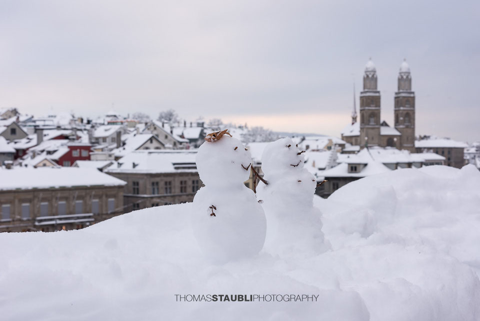 Zürich im Winter