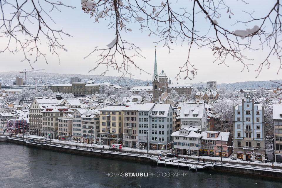 Zürich im Winter