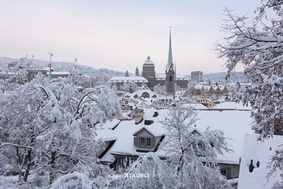 Zürich im Winter