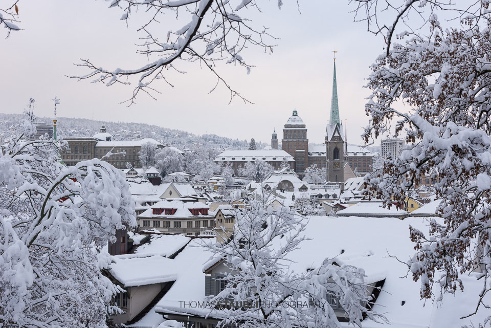Zürich im Winter