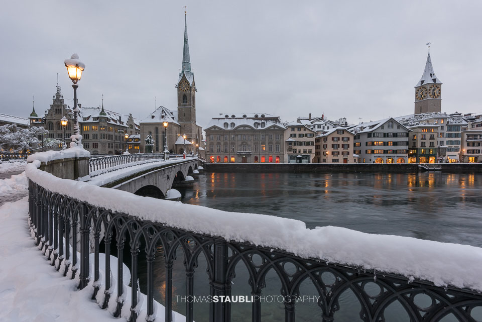 Zürich im Winter