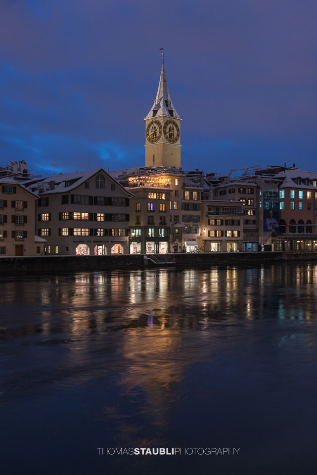 Zürich im Winter