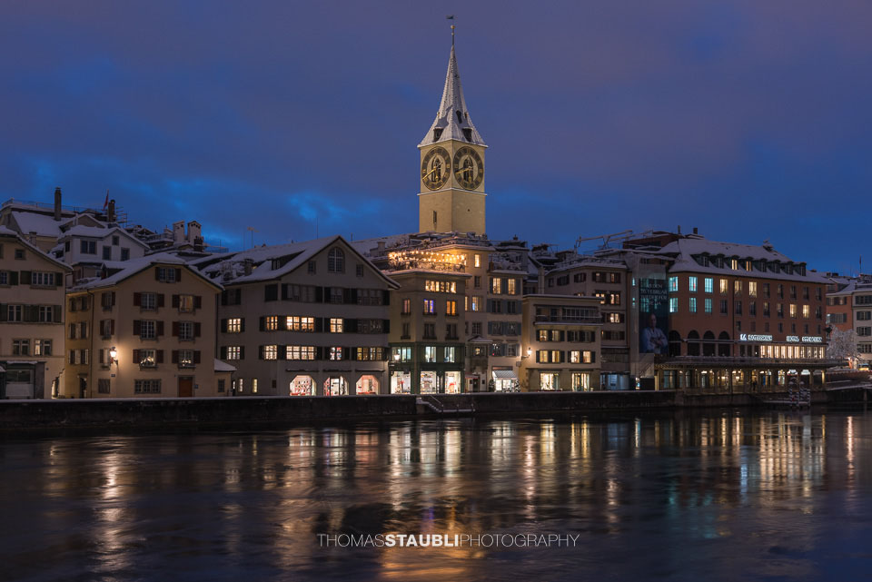 Zürich im Winter