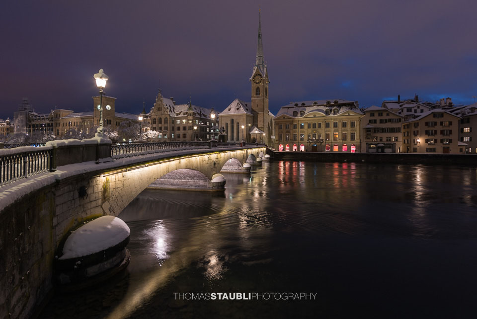 Zürich im Winter