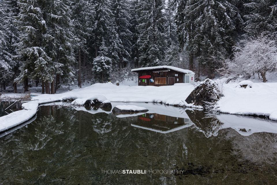 Winter am Crestasee