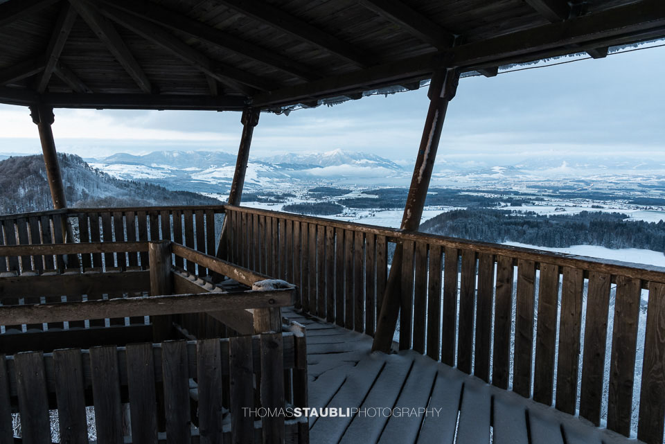 Blick vom Aussichtsturm Albis-Hochwacht