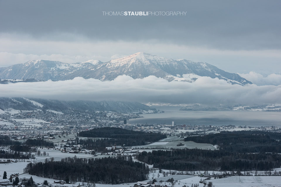 Blick vom Aussichtsturm Albis-Hochwacht