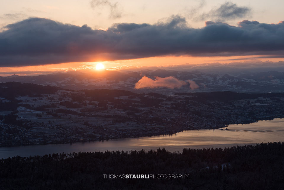 Blick vom Aussichtsturm Albis-Hochwacht