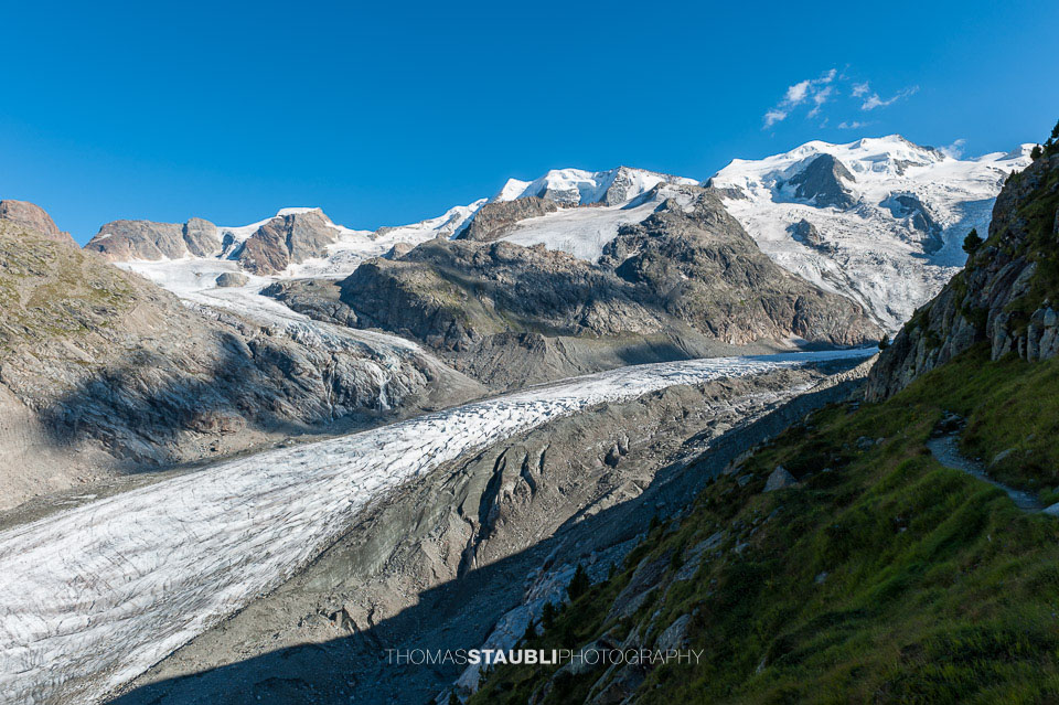 Vadret da Morteratsch mit Berninagruppe