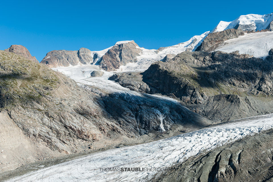 Persgletscher und Morteratschgletscher