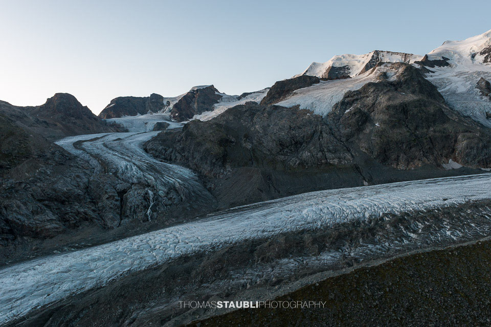 Blick von der Bovalhütte