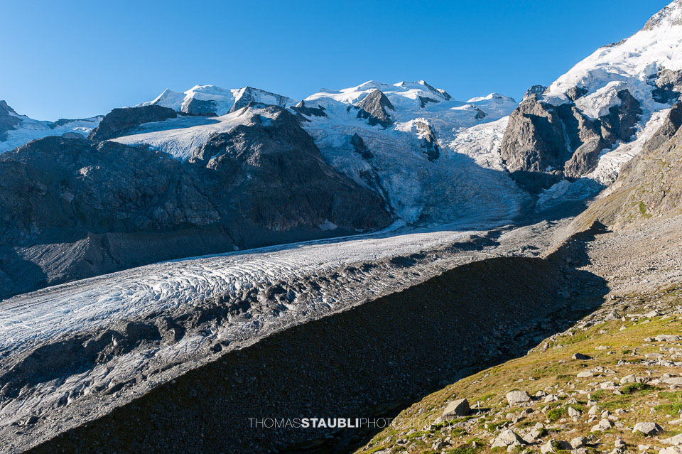 Die Bellavista mit dem Morteratschgletscher