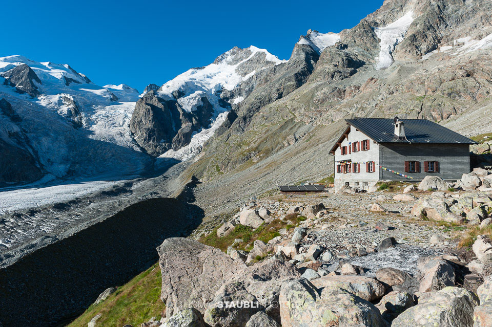 Chamanna da Boval im Val Morteratsch