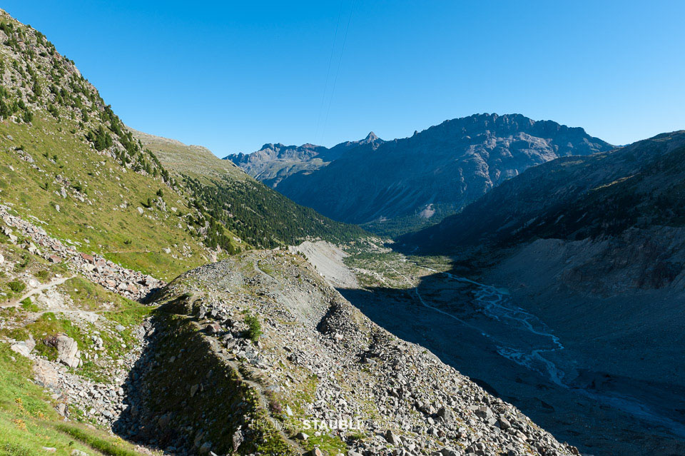 Blick aus dem Val Morteratsch