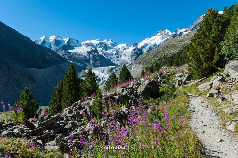 auf dem Weg zur Bovalhütte