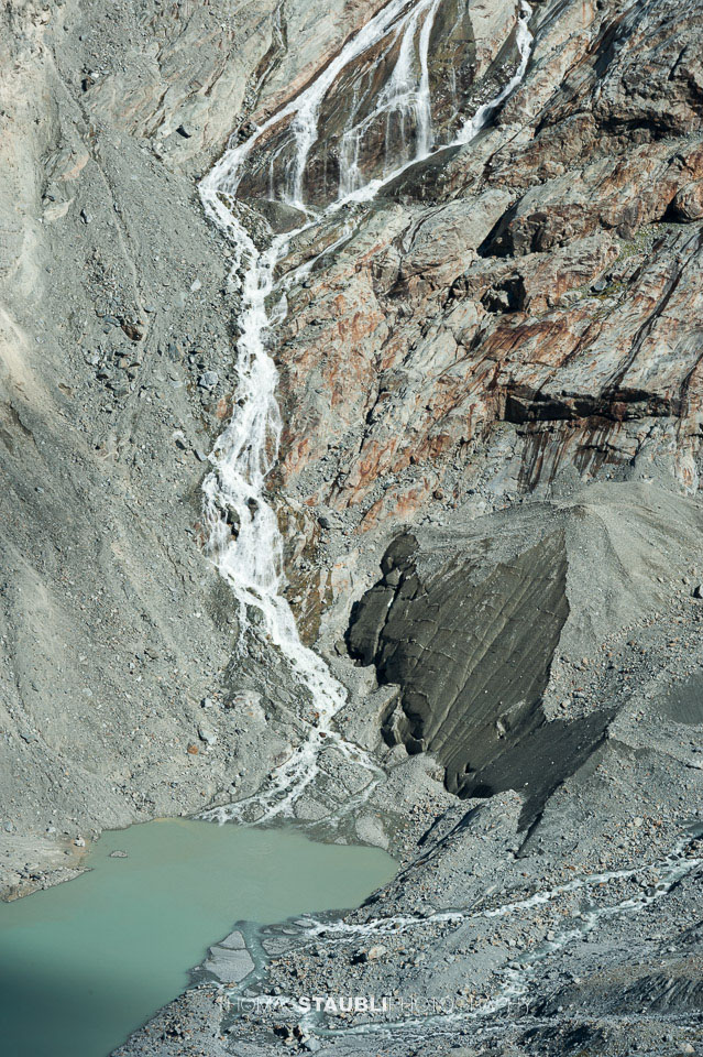 Abfluss des Sellagletschers