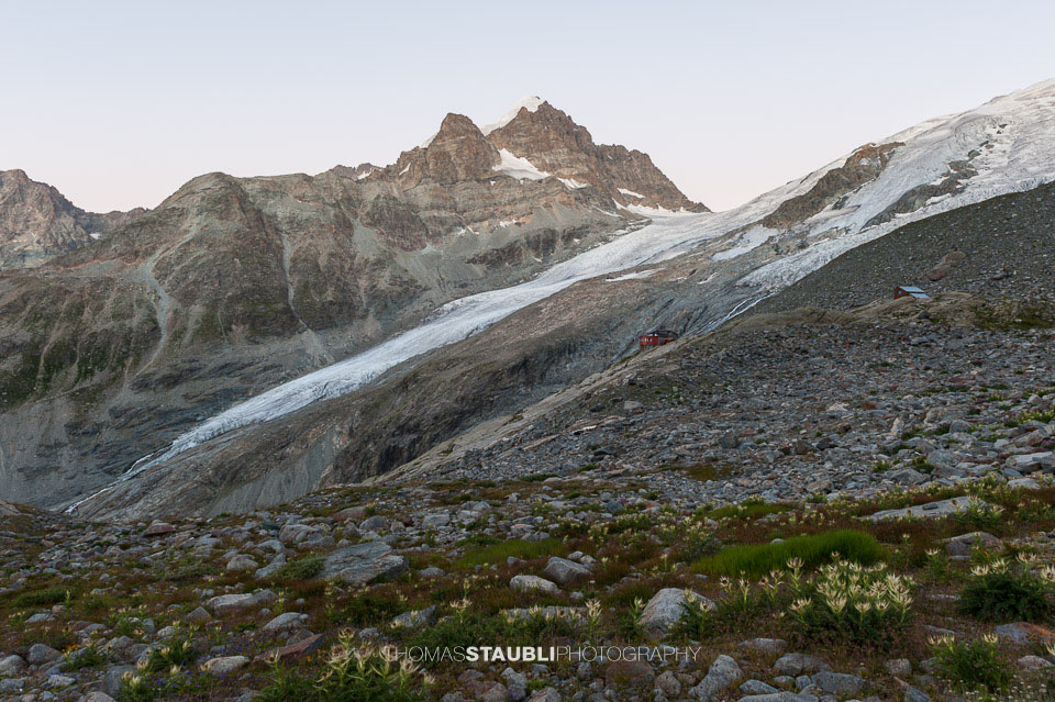 Abenddämmerung über der Schneekuppe