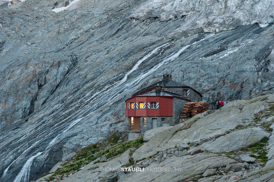 Abend auf der Coazhütte