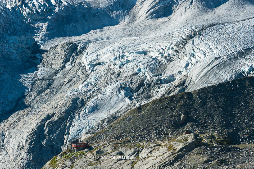 Blick zum Roseggletscher