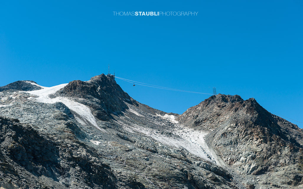 Blick zur Bergstation Corvatsch