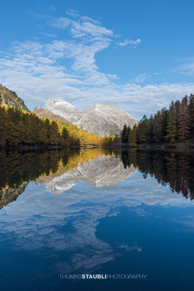 Goldener Herbst am Lai da Palpuogna