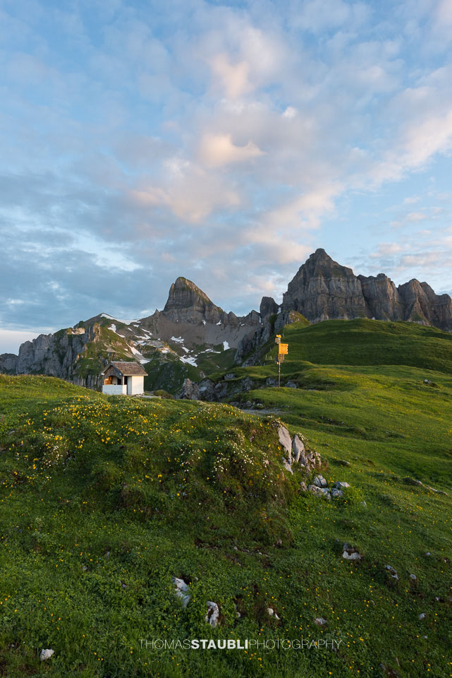 Morgendämmerung auf dem Chinzig Chulm