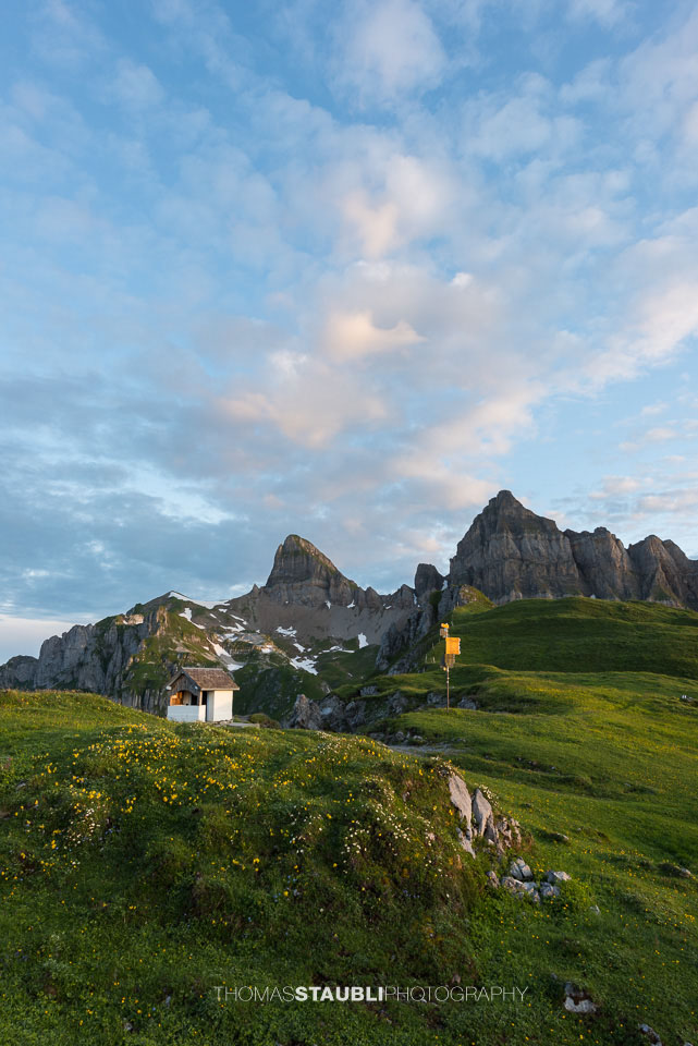 Morgendämmerung auf dem Chinzig Chulm