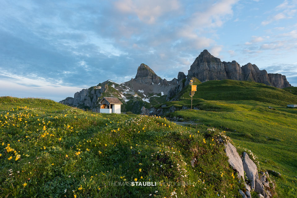 Morgendämmerung auf dem Chinzig Chulm